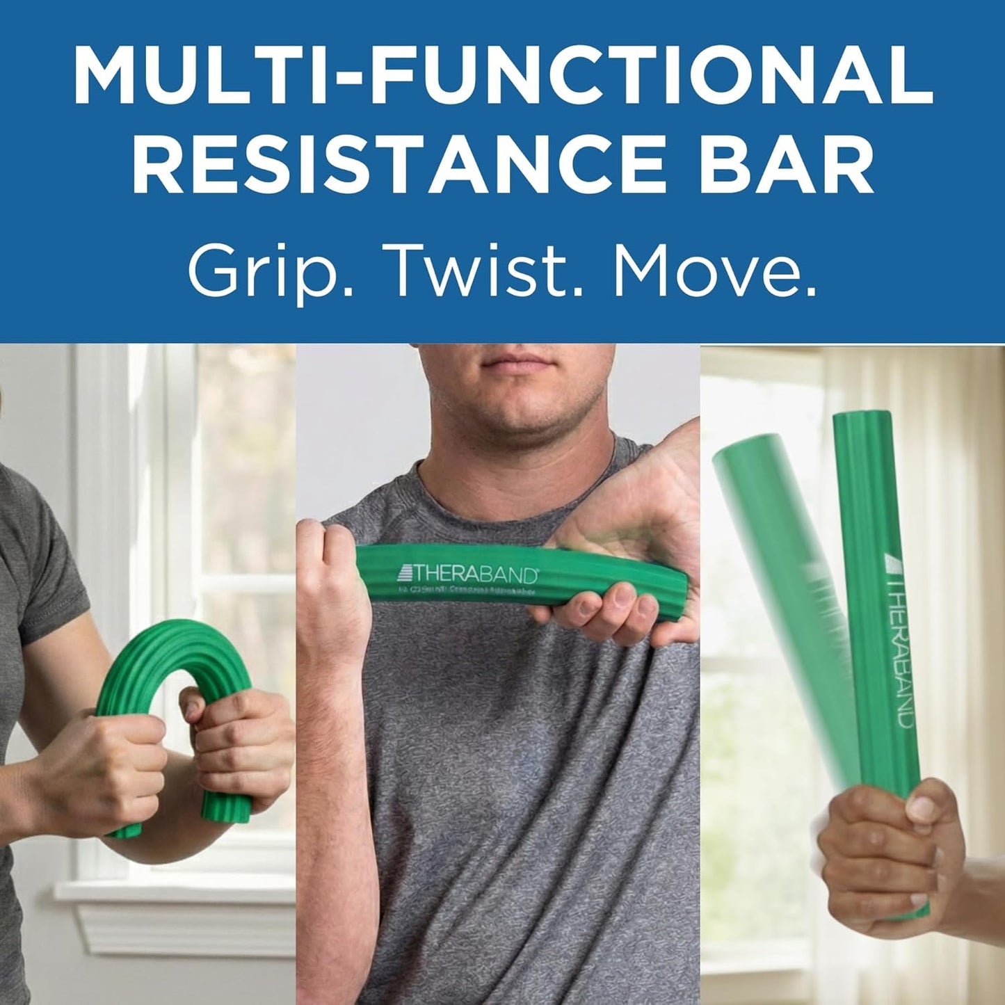 Flexbar Resistance Bar, Tennis Elbow, Physical Therapy, M, Green