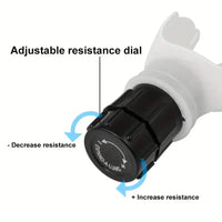 Breathing Exercise Device for Lungs, Breathing Exerciser Trainer, Deep Breathing Lung Exerciser Device, Adjust Resistance Improve Lung Capacity Handheld Lung Expansion Training Tool