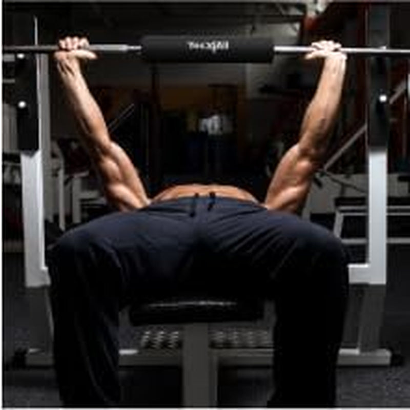 Yes4All Ergonomic Foam Bar Pad, Olympic Barbell Squat & Neck Pad for Squats, Hip Thrusts & Weight Lifting Bar